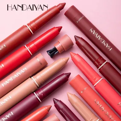 HANDAIYAN Velvet Matte Pencil Lip Liner Lipstick 